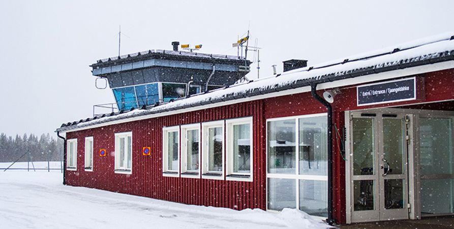 Bilden föreställer anläggningen South Lapland Airport