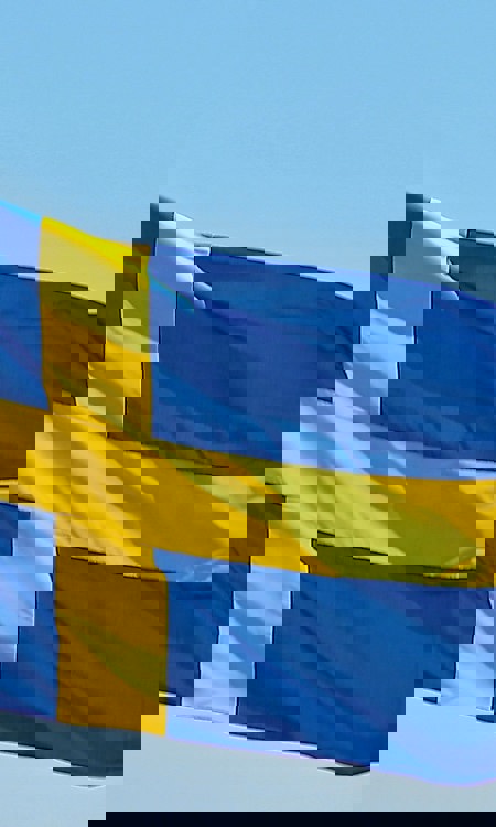 Bild på svenska flaggan