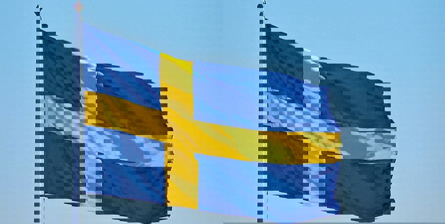 Bild på svenska flaggan